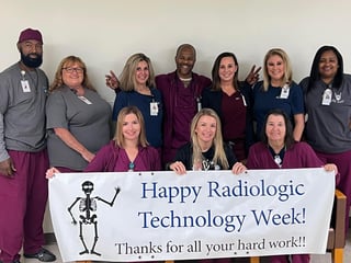Radiologists celebrating radiologic technology week